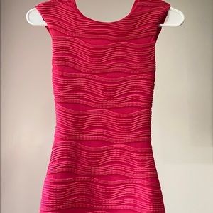 XS Guess bright pink dress